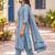 Women Ethnic Motifs Printed Regular Pure Cotton Kurta with Trousers & With Dupatta