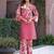 Printed Dusty Pink Cotton Co Ords for Women