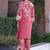 Printed Dusty Pink Cotton Co Ords for Women
