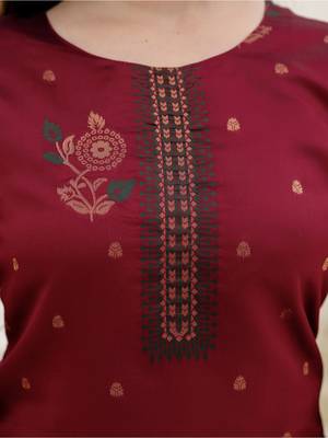 Women Ethnic Motifs Printed Kurta with Trousers & Dupatta 4