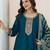Women Ethnic Motifs Embroidered Tiered Thread Work Kurta with Trousers & With Dupatta