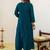 Women Ethnic Motifs Embroidered Tiered Thread Work Kurta with Trousers & With Dupatta