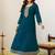 Women Ethnic Motifs Embroidered Tiered Thread Work Kurta with Trousers & With Dupatta