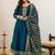 Women Ethnic Motifs Embroidered Tiered Thread Work Kurta with Trousers & With Dupatta