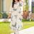 Printed Off White Cotton Co Ords for Women