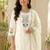 Women Floral Embroidered Regular Thread Work Pure Cotton Kurta with Trousers & With Dupatta