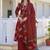 Women Ethnic Motifs Printed Regular Mirror Work Pure Cotton Kurta with Palazzos & With Dupatta