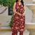 Printed Brown Cotton Co Ords for Women