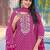 Women Bandhani Printed Regular Sequinned Kurta with Trousers & Dupatta