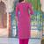 Women Bandhani Printed Regular Sequinned Kurta with Trousers & Dupatta