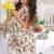 Printed Off White Cotton Co Ords for Women