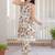 Printed Off White Cotton Co Ords for Women