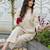 Embroidered Off White Cotton Blend Co Ords for Women