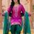 Women Ethnic Motifs Embroidered Regular Thread Work Kurta with Patiala & With Dupatta
