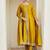 Floral Embroidered Panelled A-Line Kurta With Trousers & Dupatta