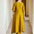 Floral Embroidered Panelled A-Line Kurta With Trousers & Dupatta