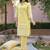 Embroidered Yellow Viscose Rayon Co Ords for Women