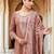 Floral Embroidered Thread Work Straight Kurta With Trousers & Dupatta