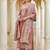 Floral Embroidered Thread Work Straight Kurta With Trousers & Dupatta