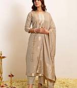 Women Regular Kurta with Trousers & With Dupatta
