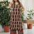 Printed Khaki Viscose Rayon Co Ords for Women