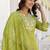 Women Ethnic Motifs Embroidered Regular Kurta with Trousers & With Dupatta
