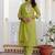 Women Ethnic Motifs Embroidered Regular Kurta with Trousers & With Dupatta