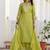 Women Ethnic Motifs Embroidered Regular Kurta with Trousers & With Dupatta