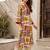 Printed Beige Cotton Blend Co Ords for Women