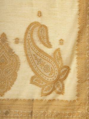 Women Ethnic Motifs Embroidered Regular Thread Work Pure Cotton Kurta with Trousers & With Dupatta 5