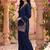 Embroidered Blue Rayon Co Ords for Women