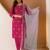 Women Embroidered Regular Thread Work Kurta with Trousers & With Dupatta