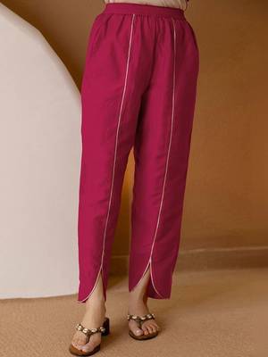 Women Embroidered Regular Thread Work Kurta with Trousers & With Dupatta 7