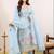 Women Floral Embroidered Regular Thread Work Kurta with Trousers & With Dupatta