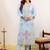 Women Floral Embroidered Regular Thread Work Kurta with Trousers & With Dupatta