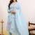 Women Floral Embroidered Regular Thread Work Kurta with Trousers & With Dupatta