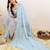 Women Floral Embroidered Regular Thread Work Kurta with Trousers & With Dupatta