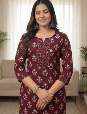 Women Ethnic Motifs Printed Regular Kurta with Trousers & With Dupatta 6