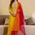Women Ethnic Embroidered Regular Sequinned Kurta with Trousers & With Dupatta