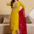 Women Ethnic Embroidered Regular Sequinned Kurta with Trousers & With Dupatta