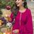 Women Floral Embroidered Regular Thread Work Kurta with Trousers & With Dupatta