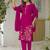 Women Floral Embroidered Regular Thread Work Kurta with Trousers & With Dupatta