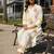 Embroidered White Pure Cotton Co Ords for Women