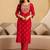Women Ethnic Motifs Printed Regular Thread Work Kurta with Trousers & With Dupatta