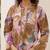 Printed Light Pink Cotton Blend Co Ords for Women