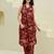 Printed Brown Cotton Co Ords for Women