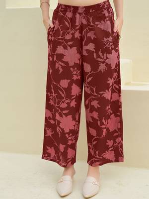 Printed Brown Cotton Co Ords for Women 7