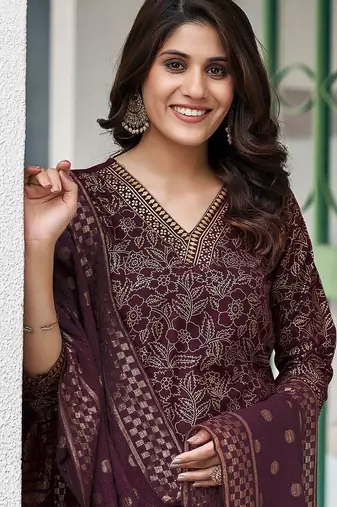 Women Floral Printed Kurta with Trousers & Dupatta