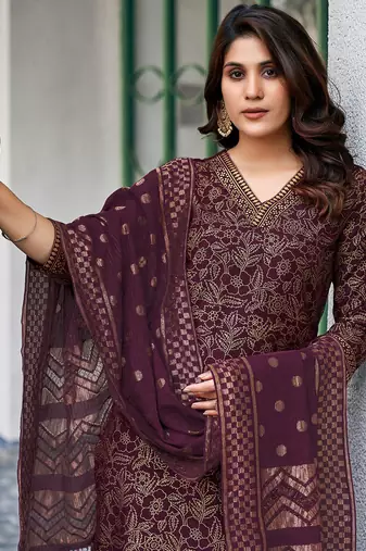 Women Floral Printed Kurta with Trousers & Dupatta
