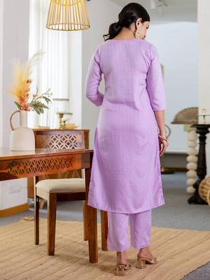 Women Floral Embroidered Kurta with Trousers & Dupatta 3